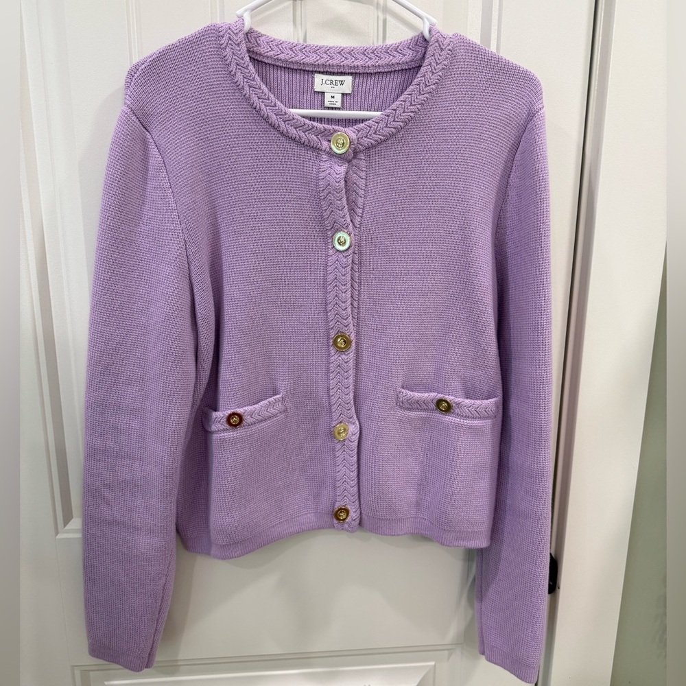 NWT J. Crew Factory Cotton Cardigan Sweater Lady Jacket